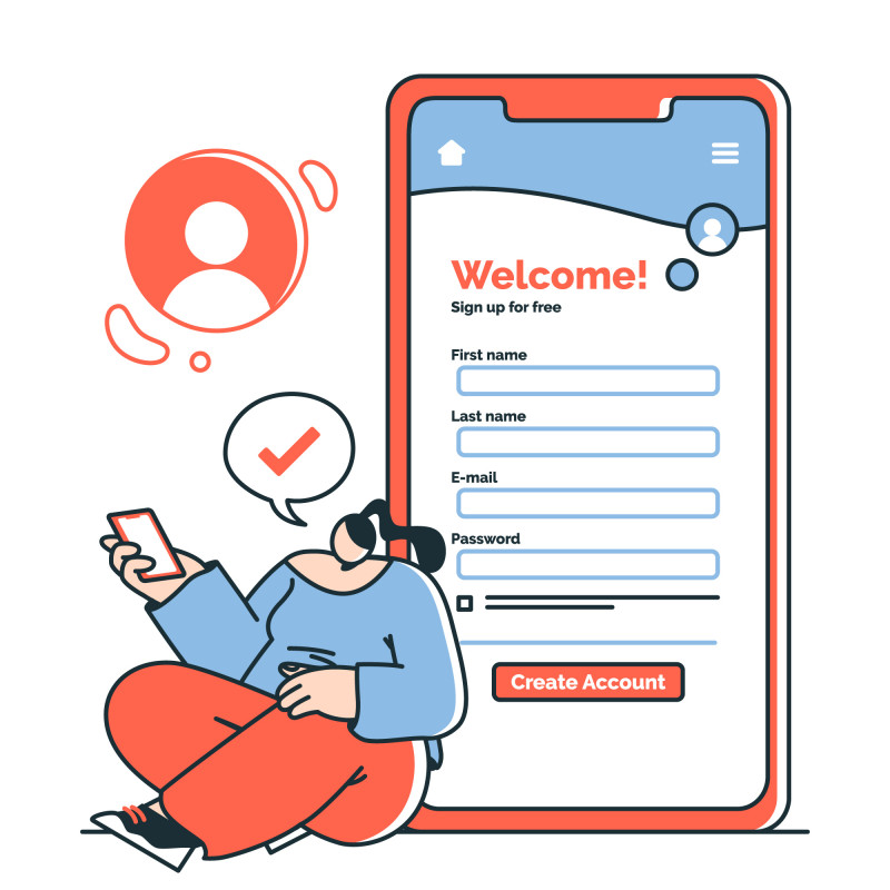 Customer Register Page Image